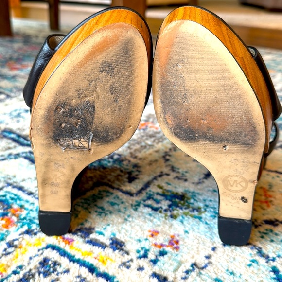 MICHAEL Michael Kors Josephine Leather Platform Wedge Sandal - Picture 6 of 11